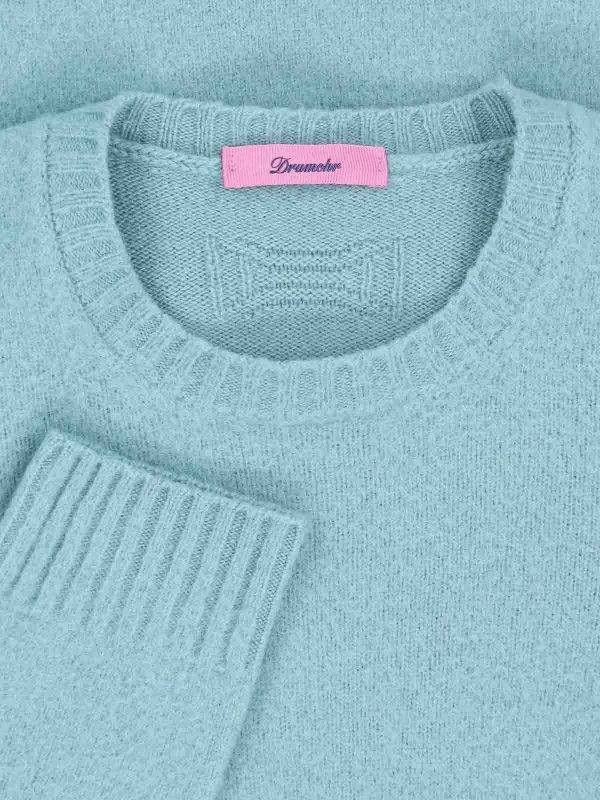 The Best Shops DRUMOHR: Pull col rond - Pull Col Rond - Bleu Clair