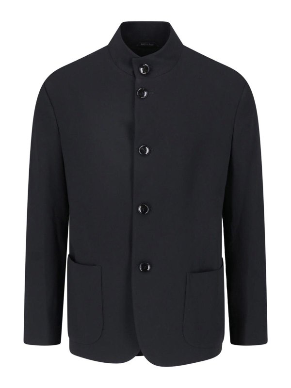 GIORGIO ARMANI: Blazer - Blazer - Negro