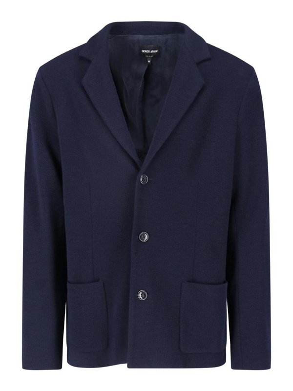GIORGIO ARMANI: blazers - Virgin Wool Blazer