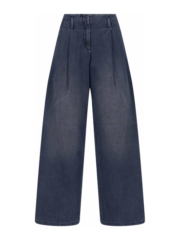 GOLDEN GOOSE: Schlagjeans - Schlagjeans - Blau