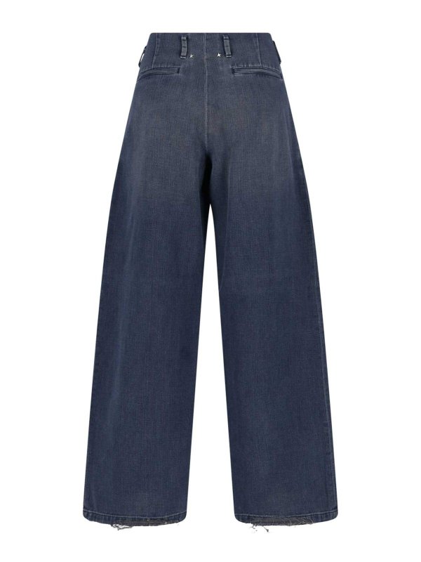 GOLDEN GOOSE: Schlagjeans online - Schlagjeans - Blau