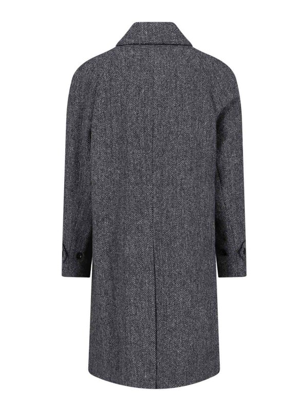 LARDINI: knee length coats online - Wool Coat