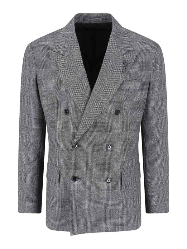 LARDINI: Vestes de costume - Blazer - Gris