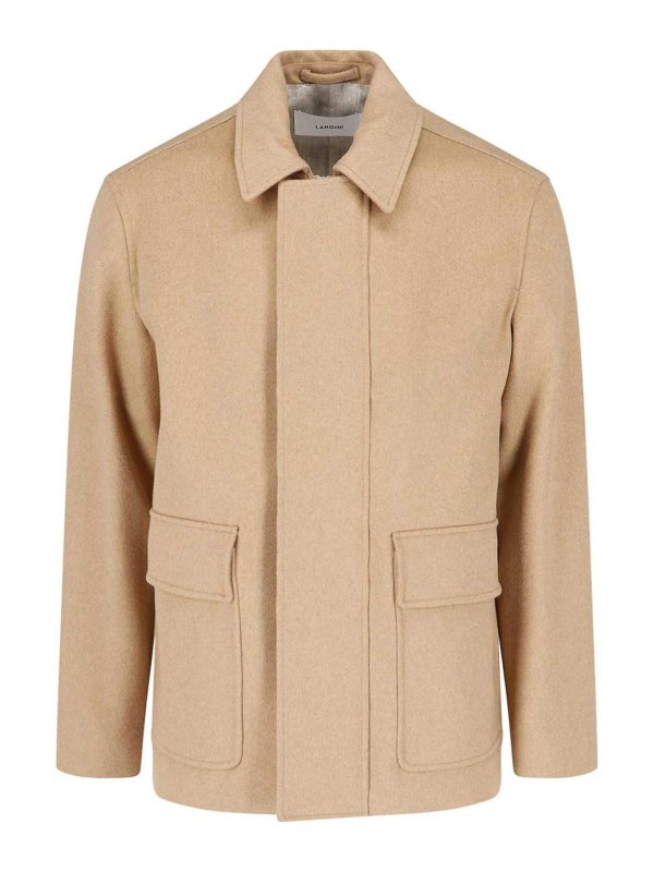 LARDINI: blazers - Virgin Wool Jacket