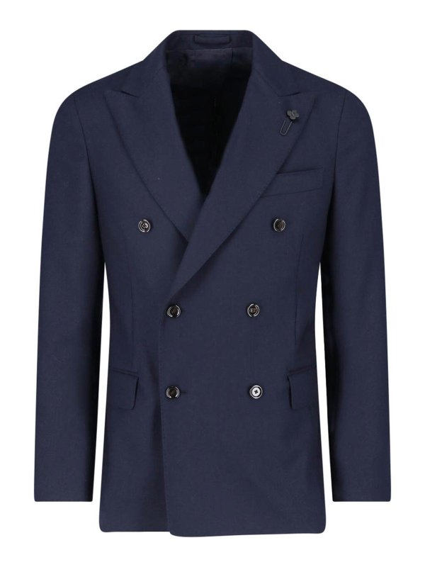 LARDINI: Blazer - Blazer - Azul