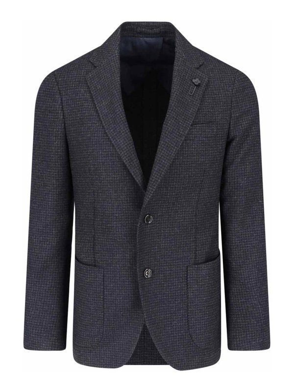 LARDINI: Blazer - Blazer - Schwarz