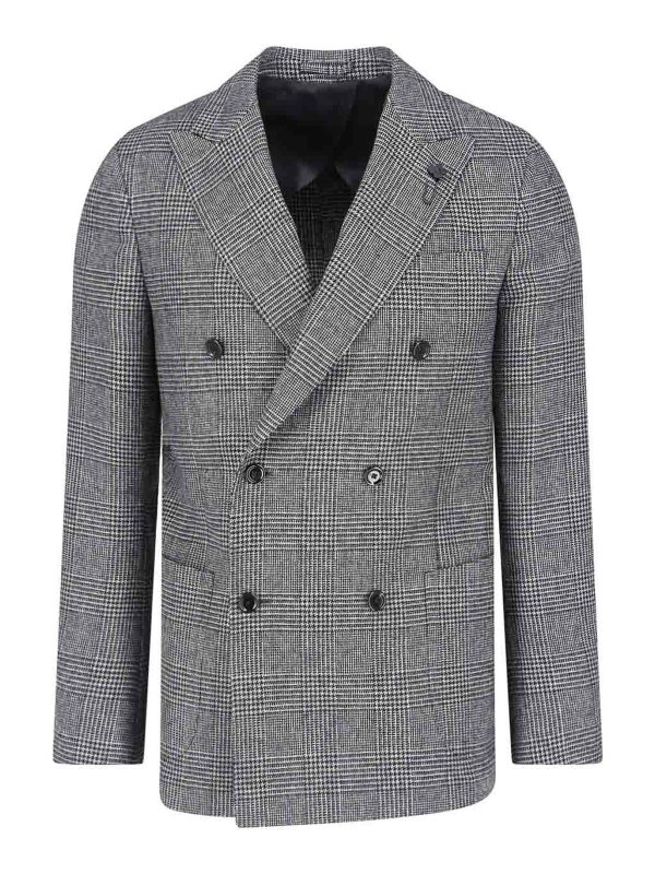 LARDINI: Blazer - Blazer - Grau