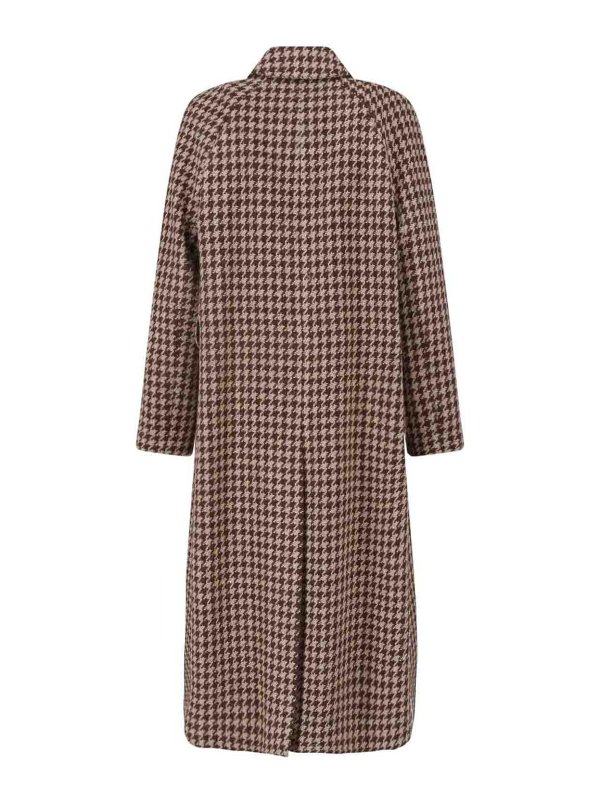 LARDINI: knee length coats online - Wool Blend Coat