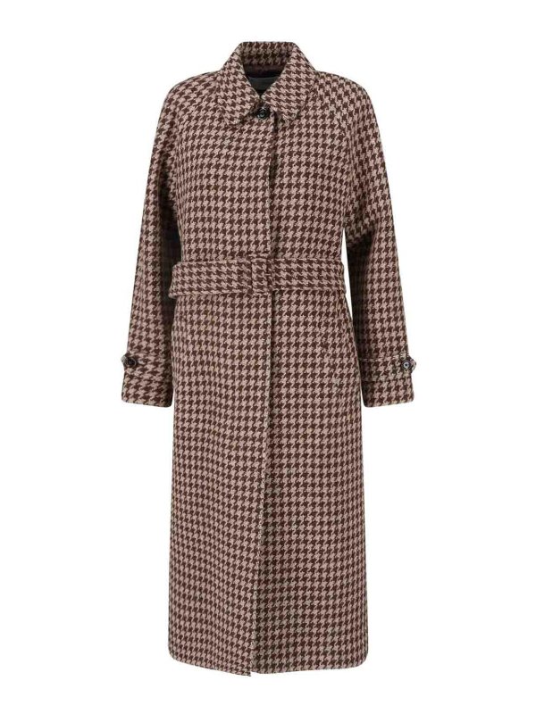The Best Shops LARDINI: knee length coats - Wool Blend Coat