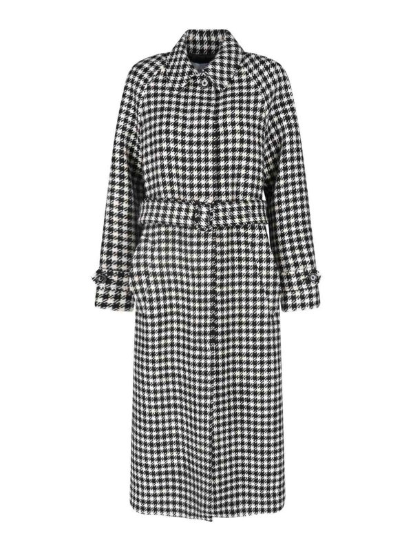 LARDINI: knee length coats - Wool Coat