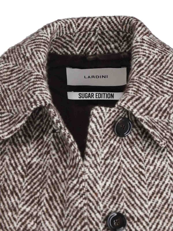 LARDINI buy online 膝丈コート - ブラウン