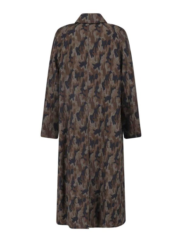 LARDINI: knee length coats online - Wool Coat