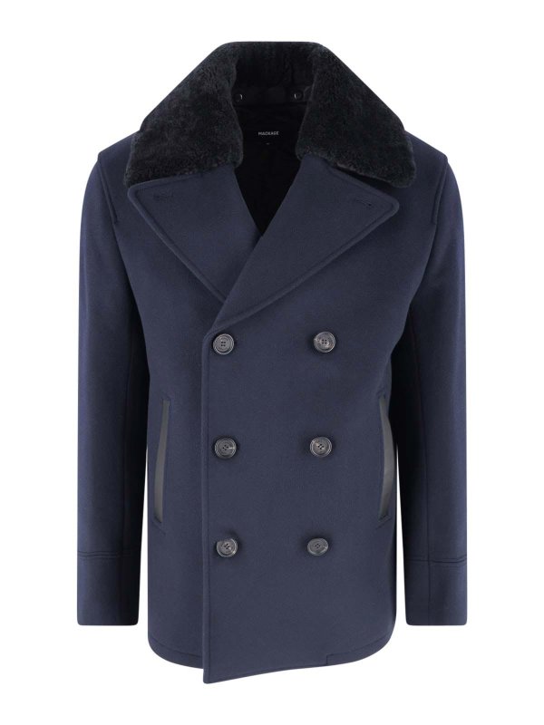 MACKAGE: knee length coats - Double-breasted coat