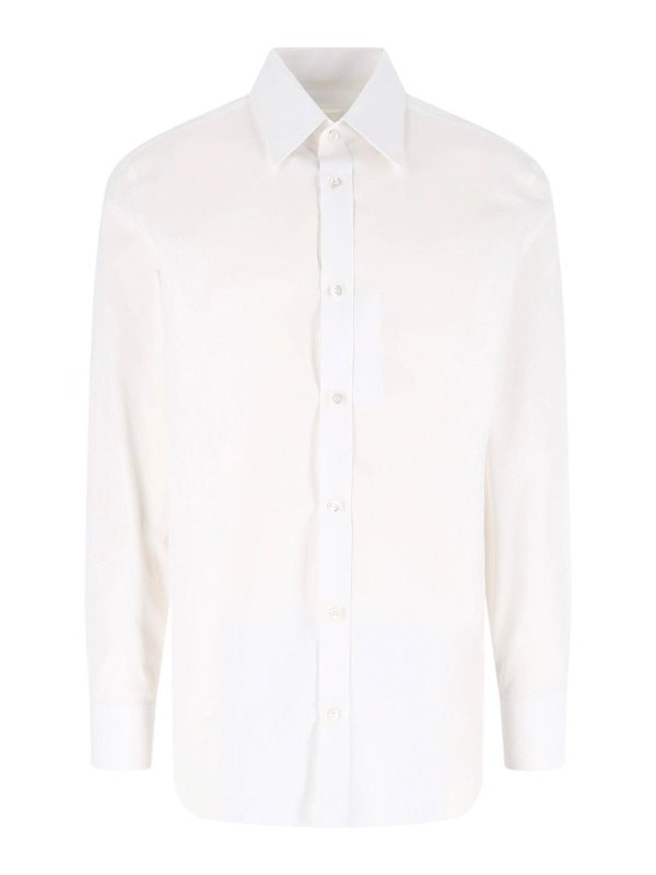 Maison Margiela: シャツ - シャツ - 白