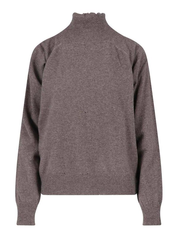 Maison Margiela: クルーネック - クルーネック - ブラウン