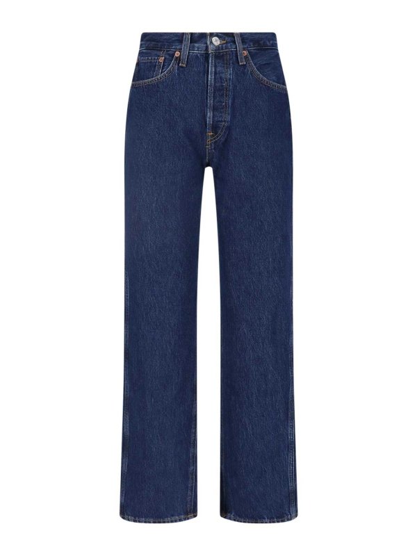 RE/DONE: straight leg jeans - Straight Jeans