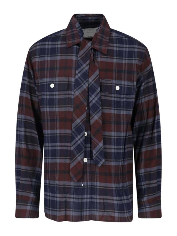 Sacai: shirts - Checked Shirt