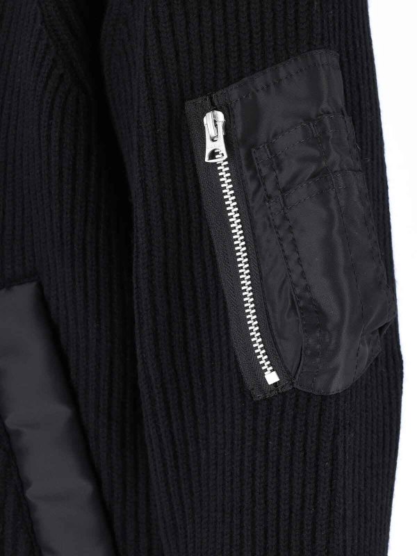 カーディガン - 黒 shop online: Sacai