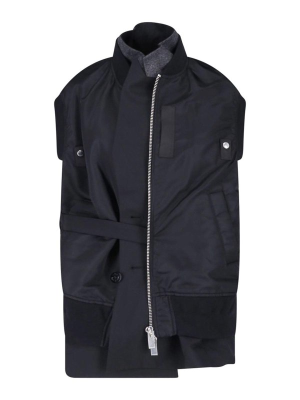 Sacai: Westen online - Weste - Schwarz