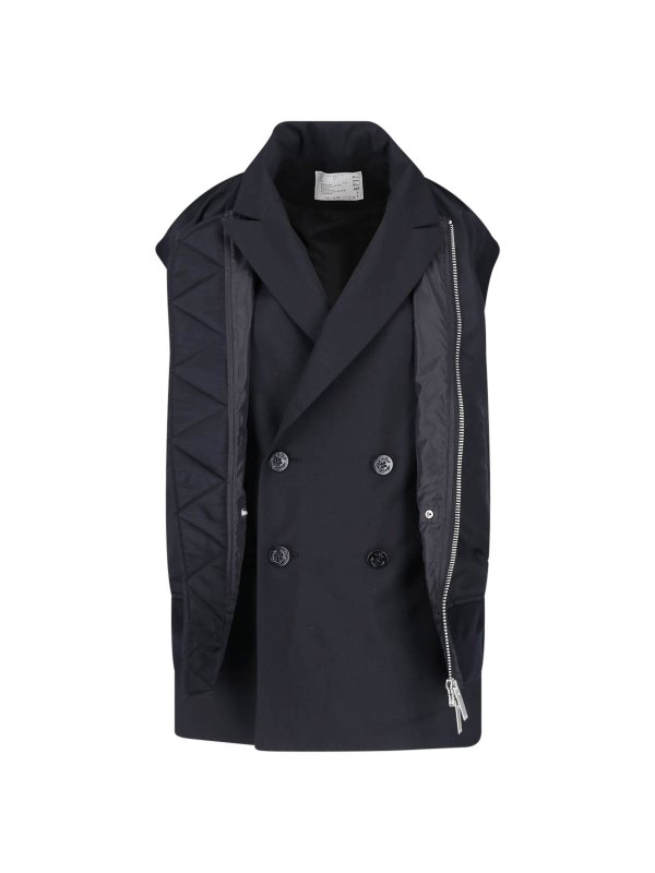 Weste - Schwarz shop online: Sacai