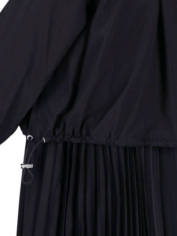The Best Shops Sacai: ニーレングスドレス - 膝丈ドレス - 黒