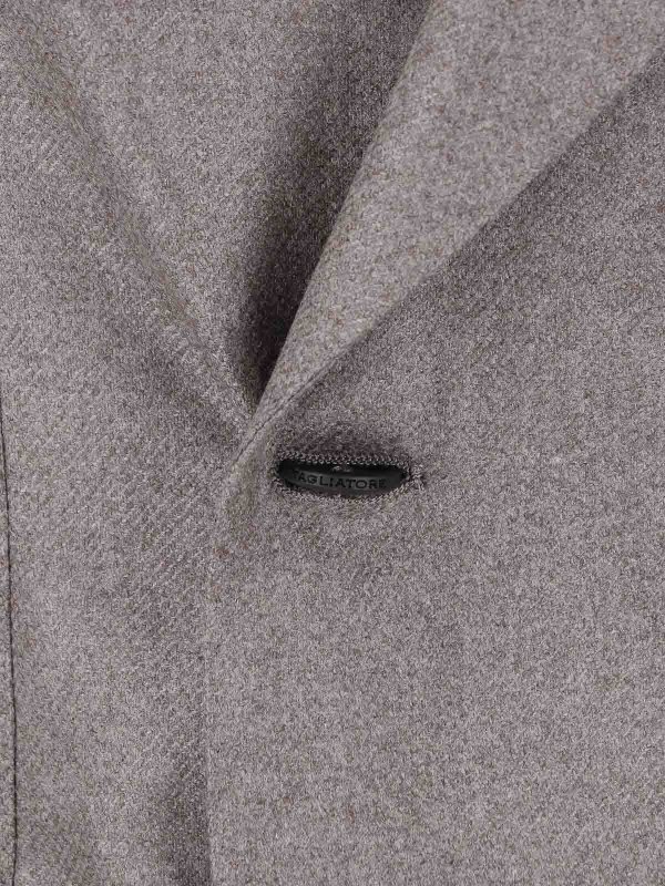ブレザー - グレイッシュブラウン shop online: TAGLIATORE