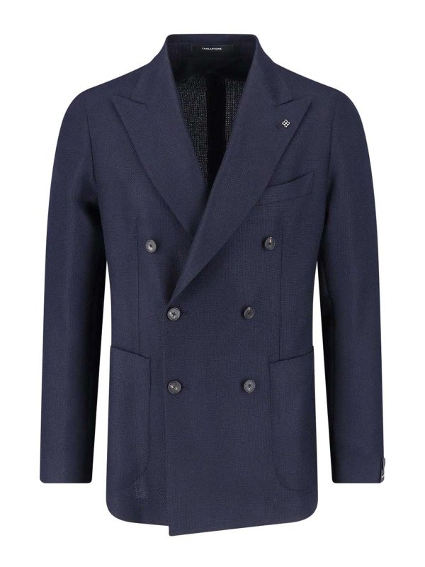 TAGLIATORE: Blazer - Blazer - Azul