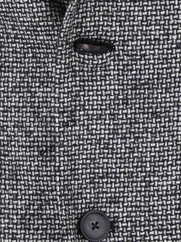 Single-Breasted Wool Blend Blazer shop online: TAGLIATORE
