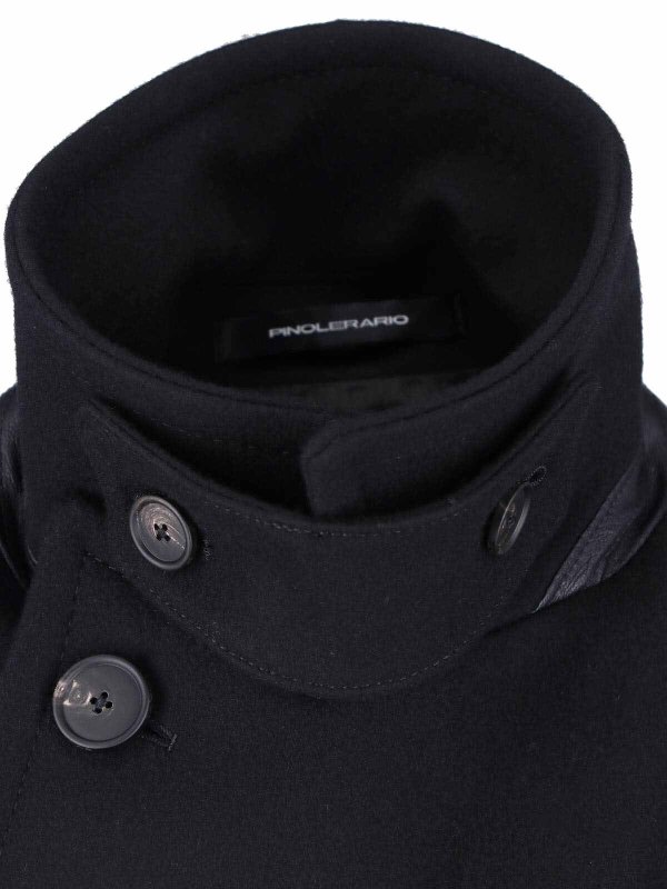 Knielanger Mantel - Schwarz shop online: TAGLIATORE