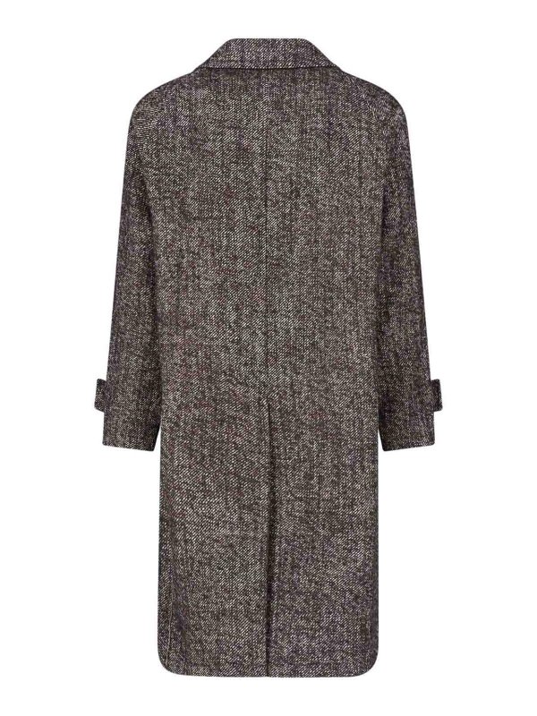 TAGLIATORE: knee length coats online - Virgin Wool Blend Coat