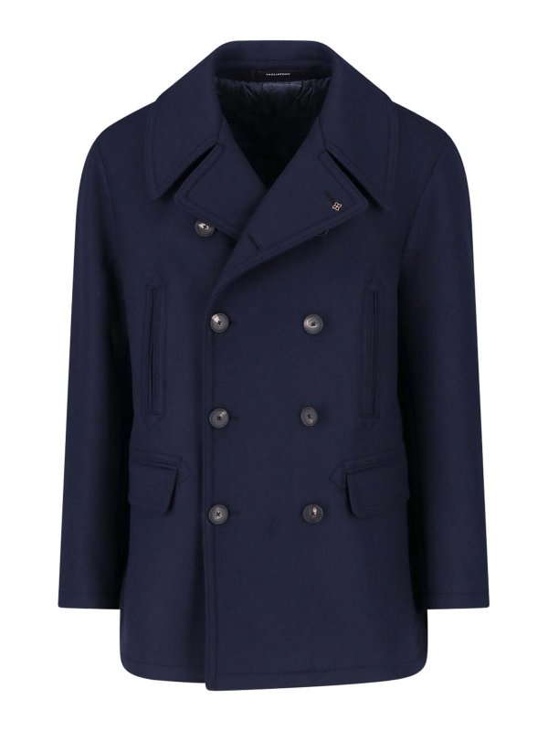 TAGLIATORE: knee length coats - Double-breasted coat