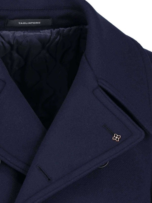 Double-breasted coat shop online: TAGLIATORE