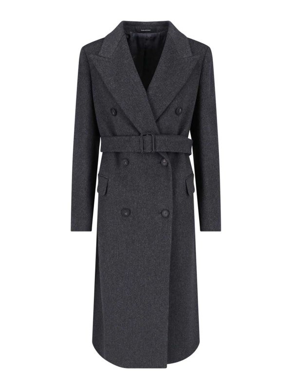The Best Shops TAGLIATORE: knee length coats - Double-breasted coat