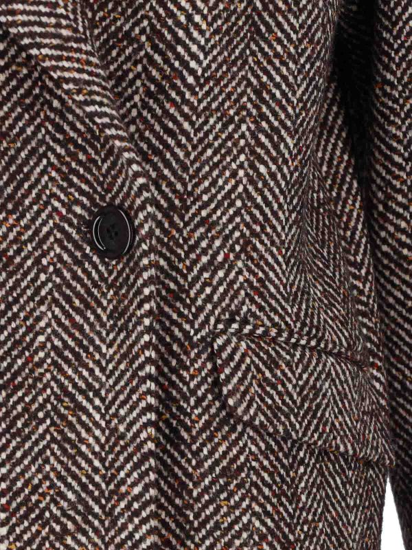 膝丈コート - ブラウン shop online: TAGLIATORE