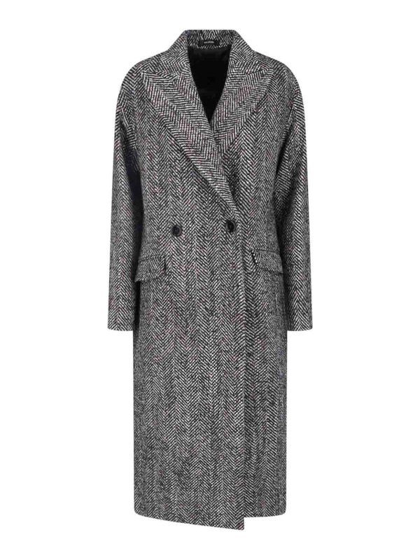 TAGLIATORE: knee length coats - Wool Coat
