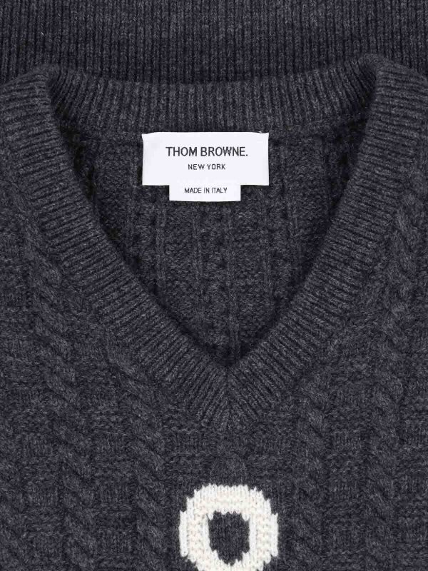 The Best Shops THOM BROWNE: カーディガン - カーディガン - グレー