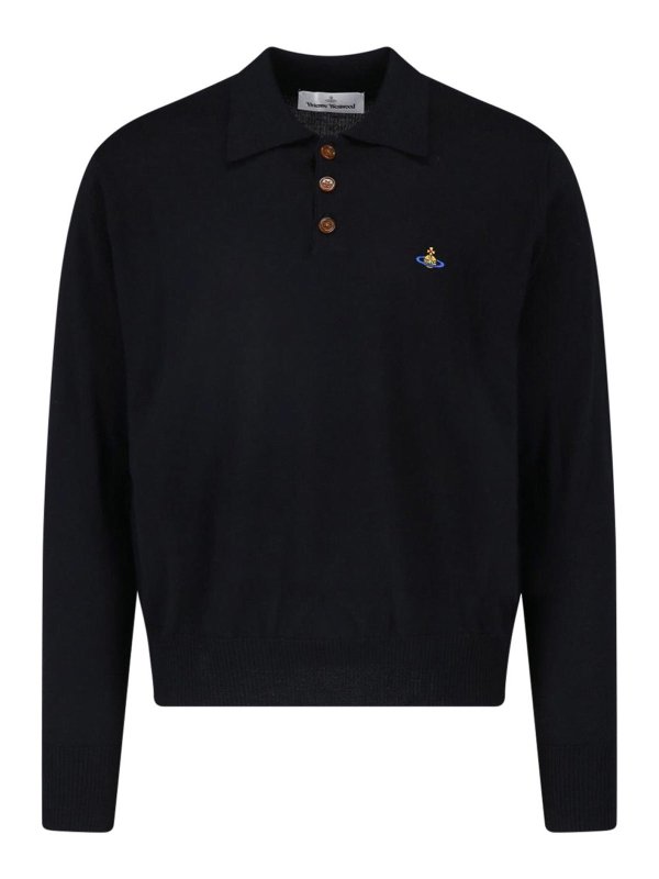 VIVIENNE WESTWOOD: Poloshirts - Poloshirt - Schwarz