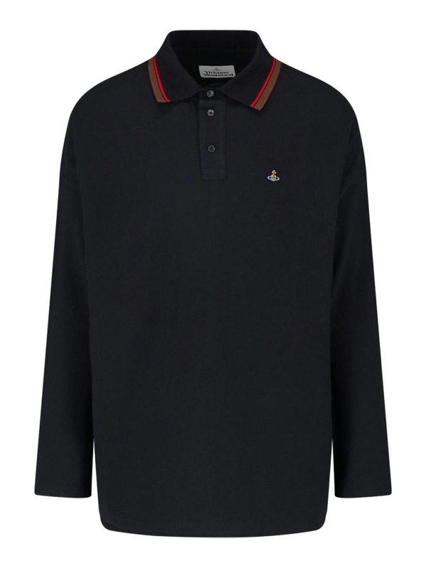 VIVIENNE WESTWOOD: Poloshirts - Poloshirt - Schwarz