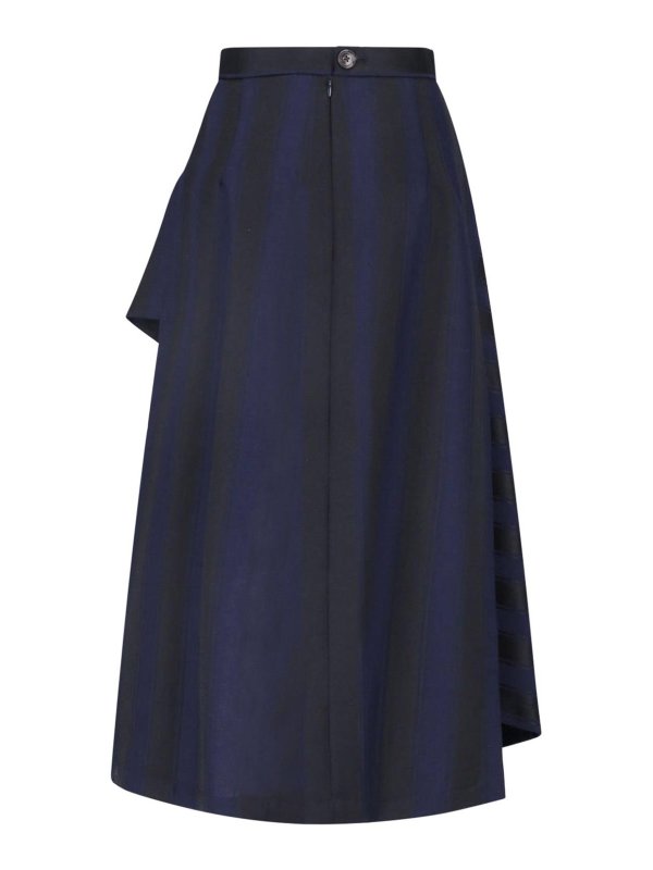VIVIENNE WESTWOOD: Knielange und Midi Röcke online - Midirock - Blau