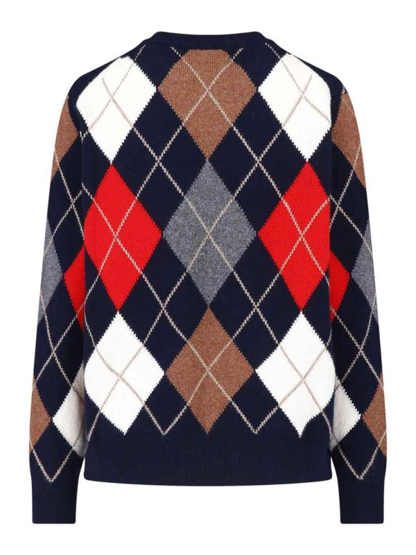 ANDDAUGHTER: Strickpullover mit Rundhalsausschnitt online - Rundhalspullover - Bunt
