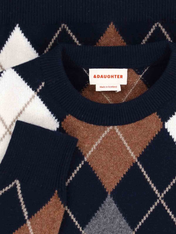 The Best Shops ANDDAUGHTER: Strickpullover mit Rundhalsausschnitt - Rundhalspullover - Bunt