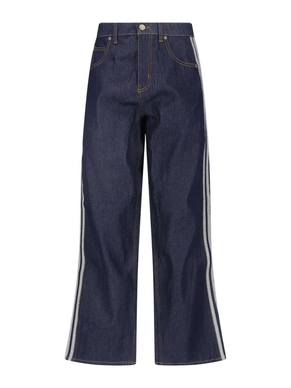 Adidas Originals: Schlagjeans - Schlagjeans - Blau