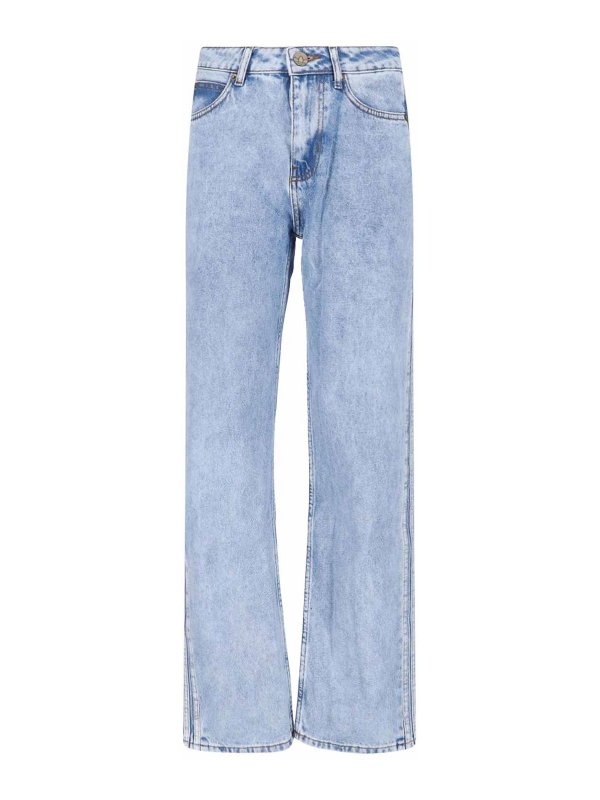Adidas Originals: Straight Leg Jeans - Straight Leg Jeans - Hellblau