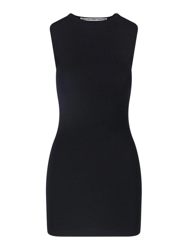 ALEXANDER WANG: Knielange Kleider - Knielanges Kleid - Schwarz