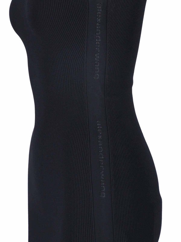 The Best Shops ALEXANDER WANG: Knielange Kleider - Knielanges Kleid - Schwarz