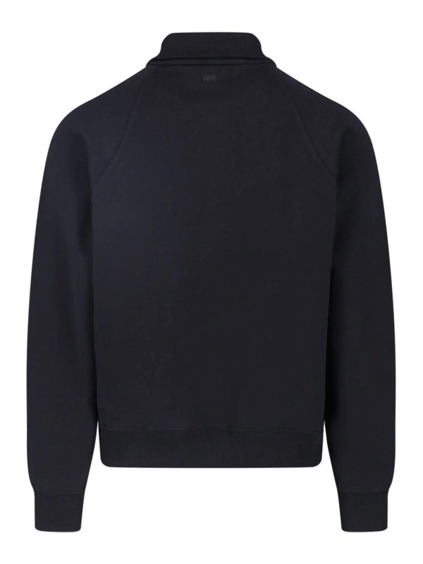 AMI PARIS: Felpe e maglie online - Felpa Zip In Cotone