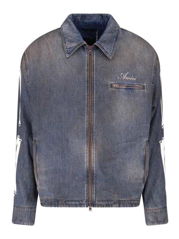 AMIRI: Vestes de costume - Blazer - Gris