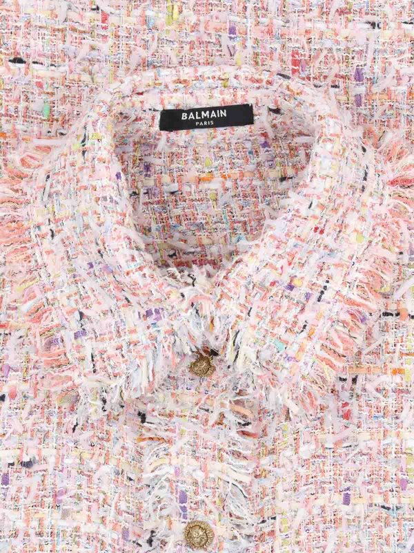 The Best Shops Balmain: camicie - Camicia In Tweed