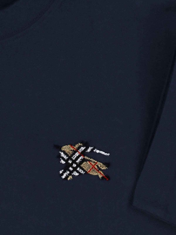 The Best Shops BURBERRY: T-shirts - T-Shirt - Blau