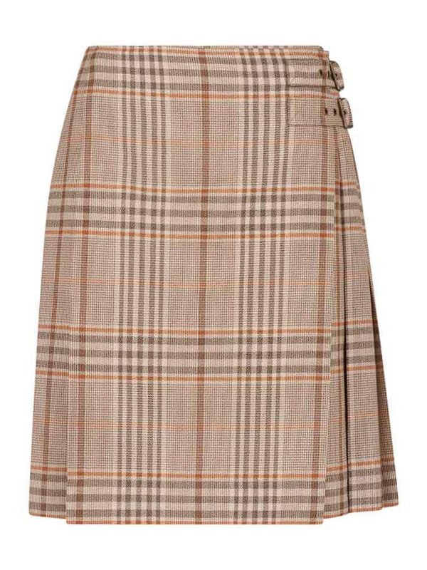 BURBERRY: Knielange und Midi Röcke - Midirock - Beige